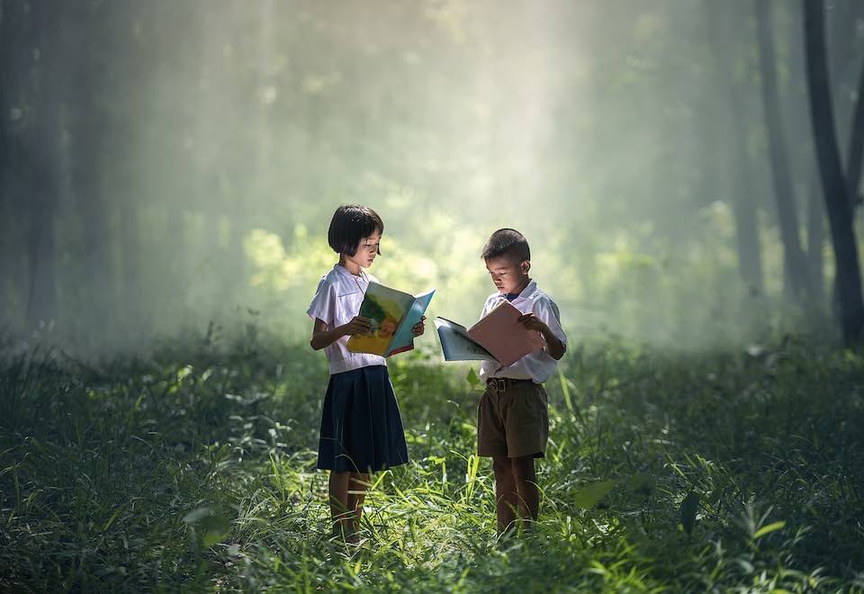 enfants asiatiques