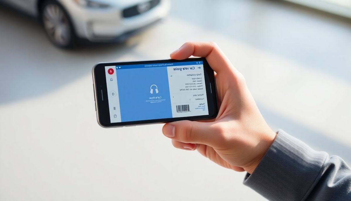 carte grise sur son téléphone portable