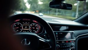 Tableau bord automobile